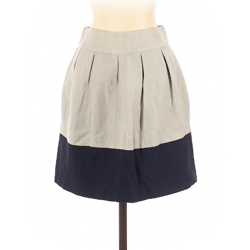 Zara Colorblock A-line Skirt